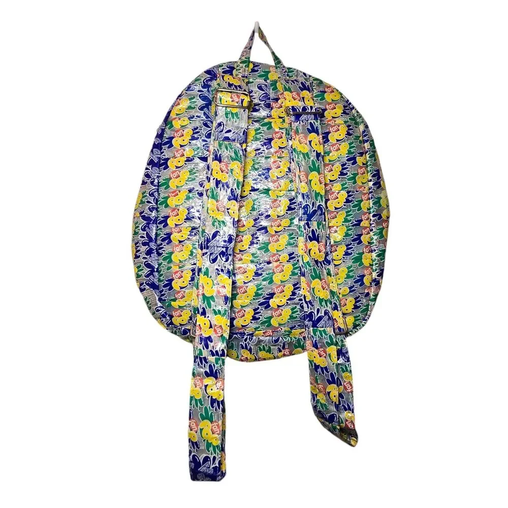 Trashy Bags Backpack Preowned Made From 100% Recycled Drinking Pouches Handmade
